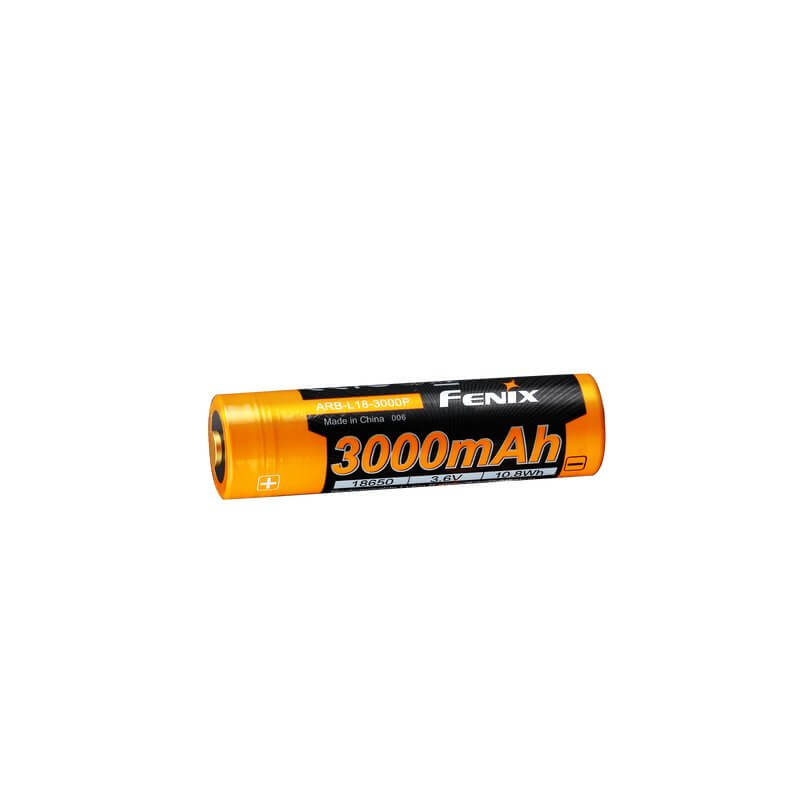 Fenix 18650 Li-Ion Akku 3000mAh hoher Entladestrom 14A Lithium Akku