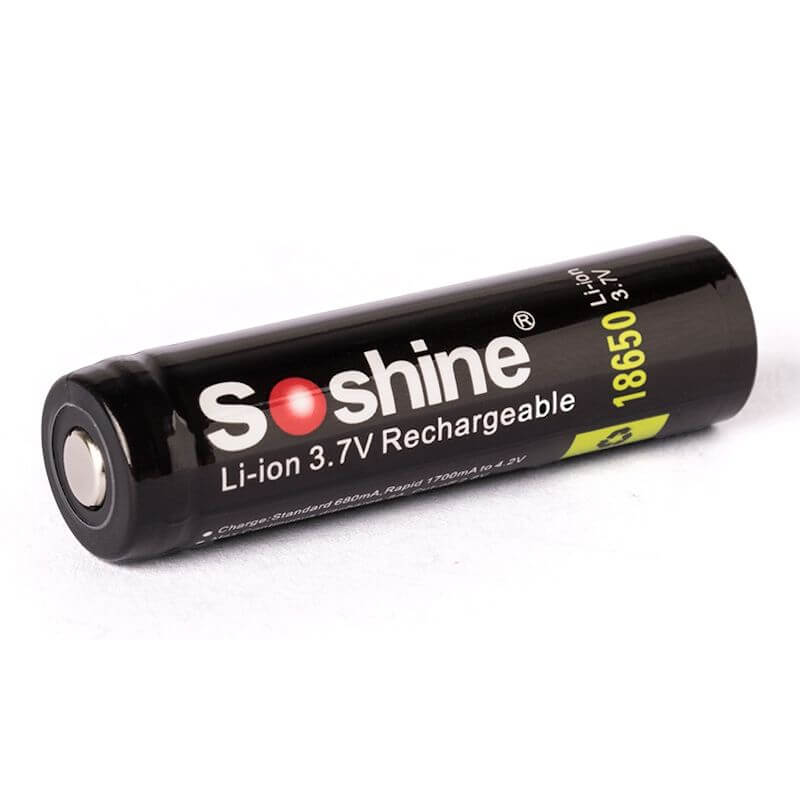 Soshine 18650 Li-Ion Akku 3400mAh 7A Lithium Akku