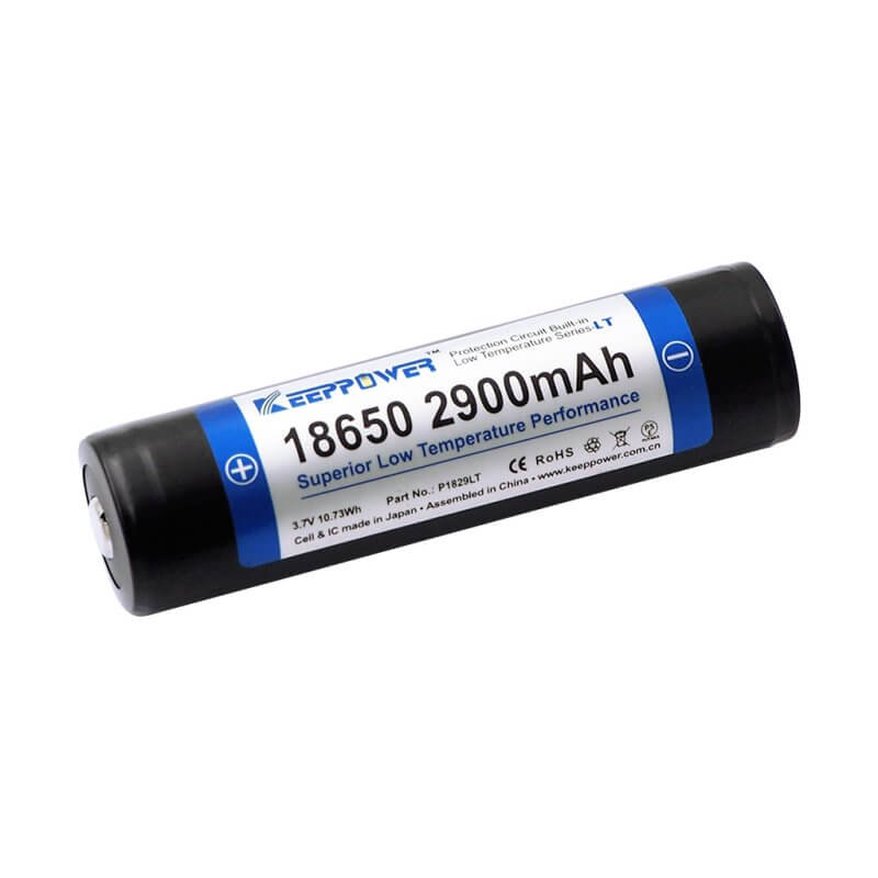 Keeppower 18650 Niedrigtemperatur Akku 2900mAh Lithium Akku