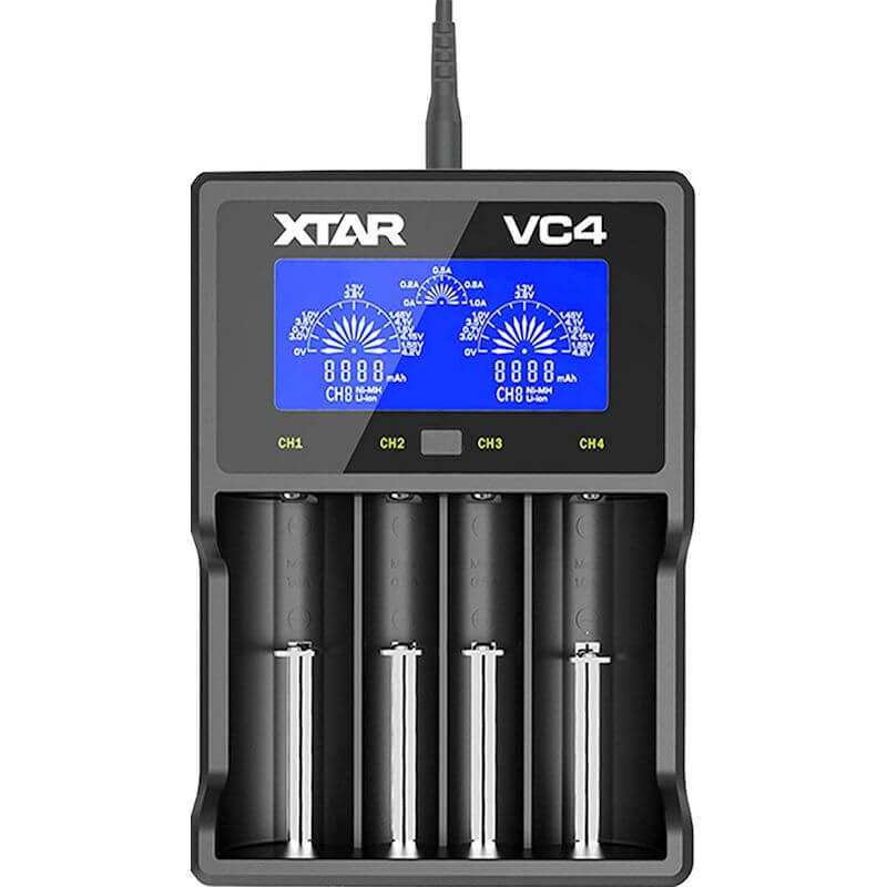 XTAR VC4 Li-Ion Ladegerät Ladegerät Akku