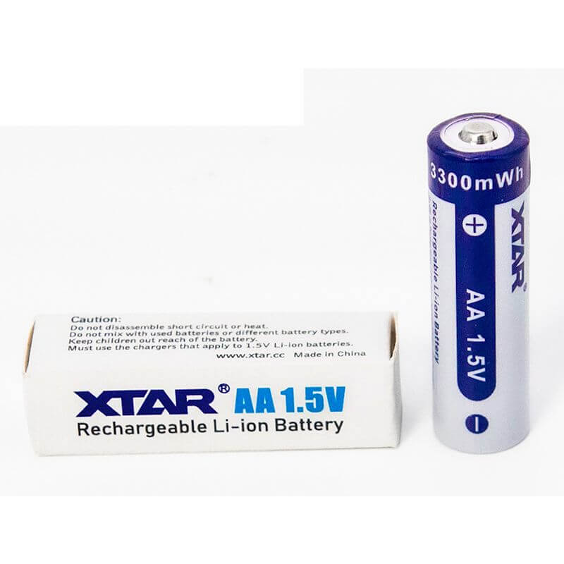 XTAR AA Li-Ion Akku 2000 mAh Lithium Akku