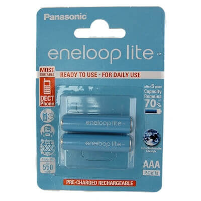 2x ENELOOP lite DECT AAA Akku 550mAh NiMH Akku