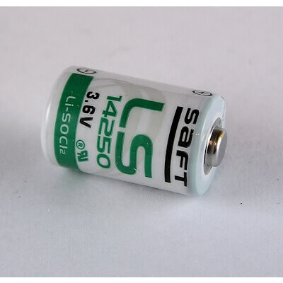 Saft LS 14250 (1/2AA) 3,6V Lithium Batterie Lithium Thionylchlorid Batterie