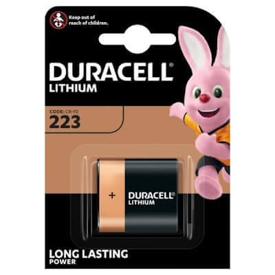 Duracell CR-P2 (223) 6V Lithium Batterie Lithium Batterie