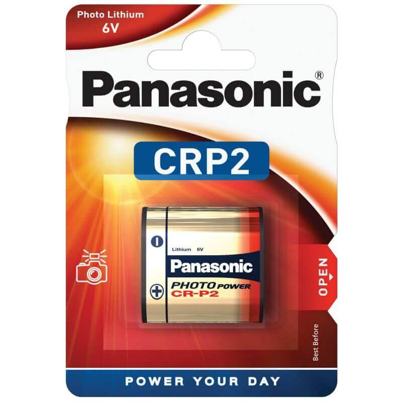 Panasonic CR-P2 6V Lithium Batterie Lithium Batterie