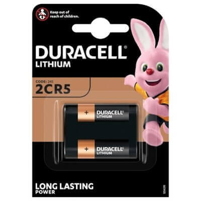 Duracell 2CR5 (245) 6V Lithium Batterie Lithium Batterie
