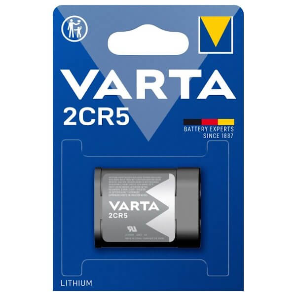 Varta 2CR5 6V Lithium Batterie Lithium Batterie
