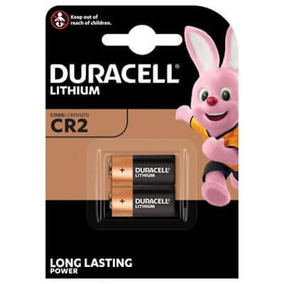 2x Duracell CR2 3V Lithium Batterie Lithium Batterie