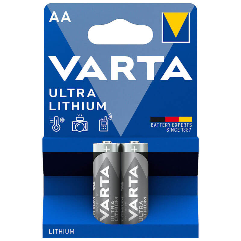 2x Varta AA Lithium Batterie Lithium Batterie