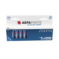 10x AgfaPhoto AA Alkaline Batterie Alkaline Batterie
