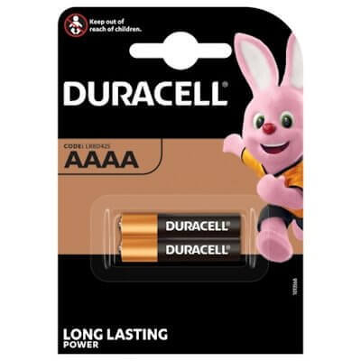 2x Duracell AAAA Alkaline Batterie Alkaline Batterie