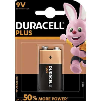 Duracell Plus 9V Alkaline Batterie Alkaline Batterie