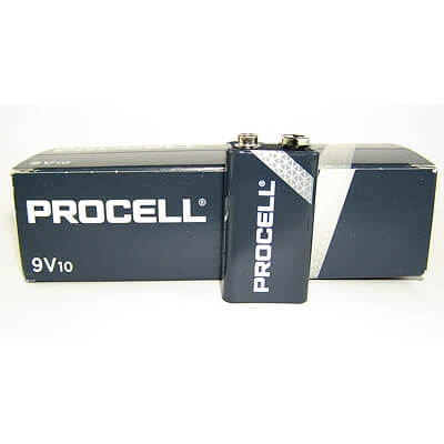 10x Procell Constant 9V Alkaline Batterie Alkaline Batterie