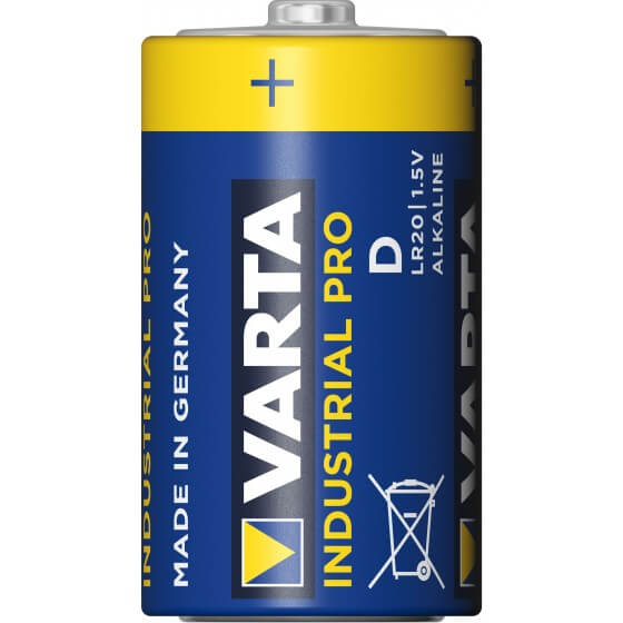 20x Varta Industrial Pro D / Mono Alkaline Batterie Alkaline Batterie