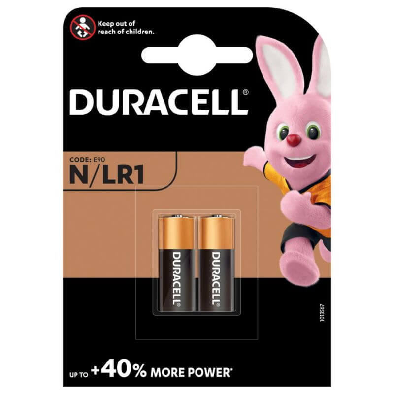 2x Duracell N (LR1) 1,5V Alkaline Batterie Alkaline Batterie