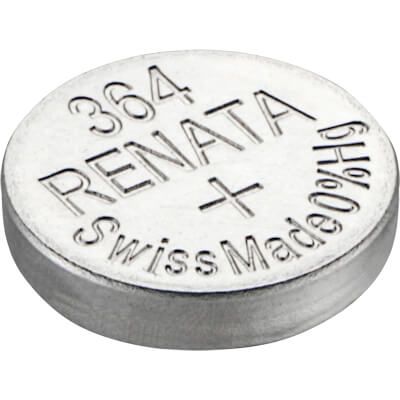 Renata 364 (SR621SW) Uhrenbatterie Silberoxid Knopfzelle