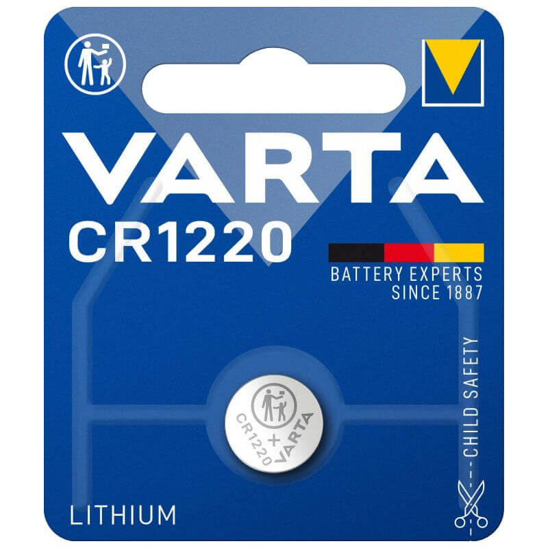 Varta CR1220 3V Lithium Knopfzelle Lithium Knopfzelle