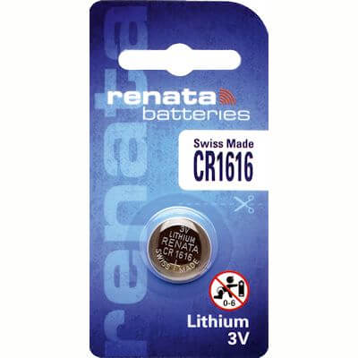 Renata CR1616 3V Lithium Knopfzelle Lithium Knopfzelle