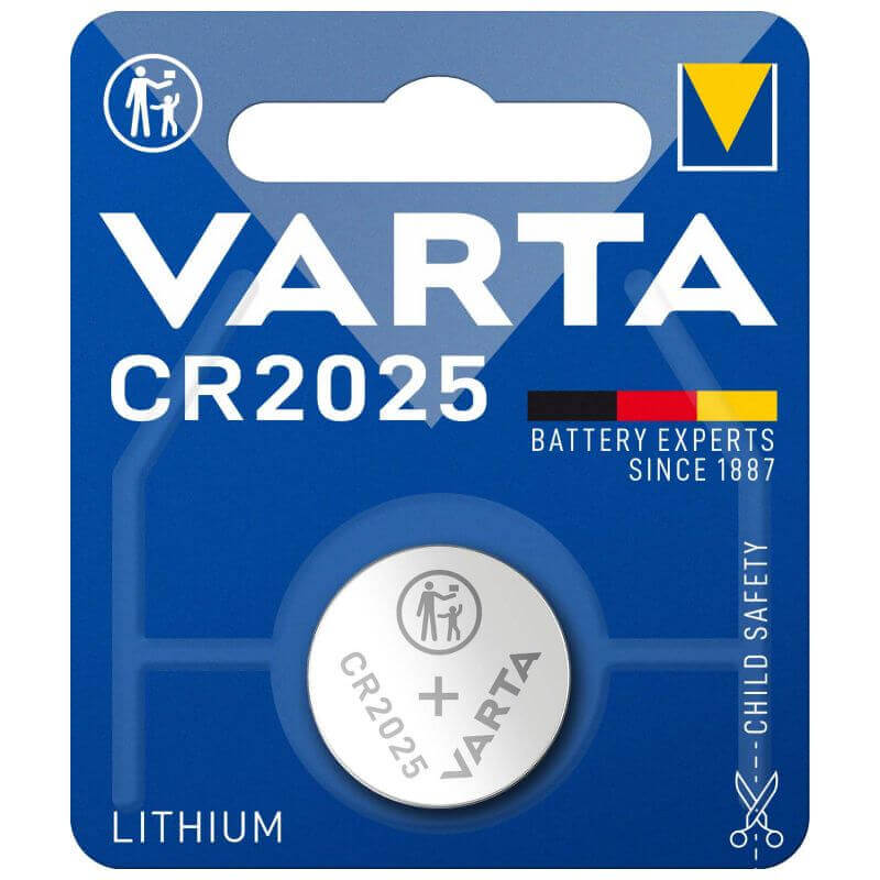 Varta CR2025 3V Lithium Knopfzelle Lithium Knopfzelle