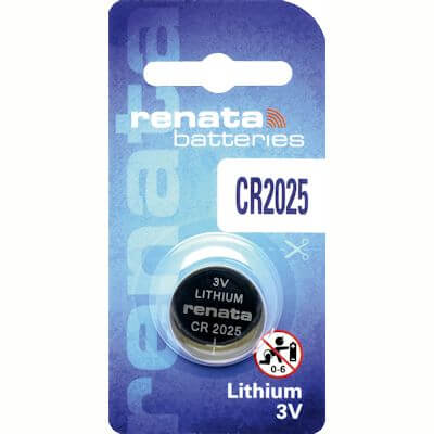 Renata CR2025 3V Lithium Knopfzelle Lithium Knopfzelle