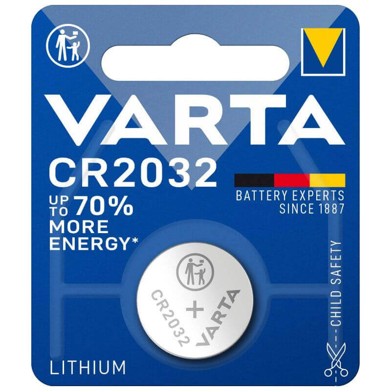 Varta CR2032 3V Lithium Knopfzelle Lithium Knopfzelle