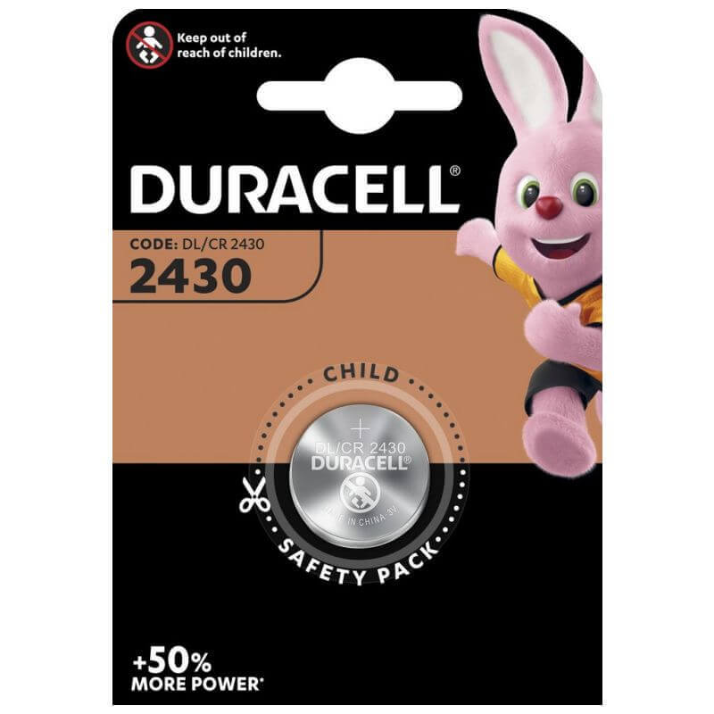 Duracell CR2430 3V Lithium Knopfzelle Lithium Knopfzelle