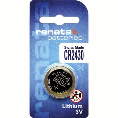 Renata CR2430 3V Lithium Knopfzelle Lithium Knopfzelle