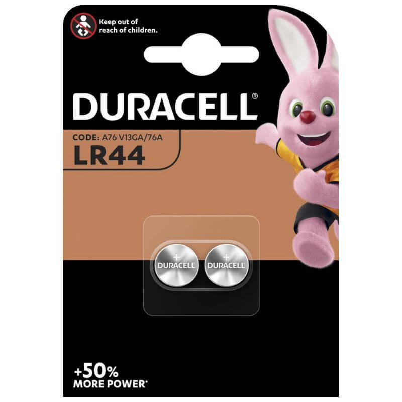 2x Duracell LR44 1,5V Alkaline Knopfzelle Alkaline Knopfzelle