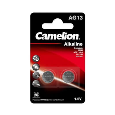 2x Camelion AG13 1,5V Alkaline Knopfzelle Alkaline Knopfzelle