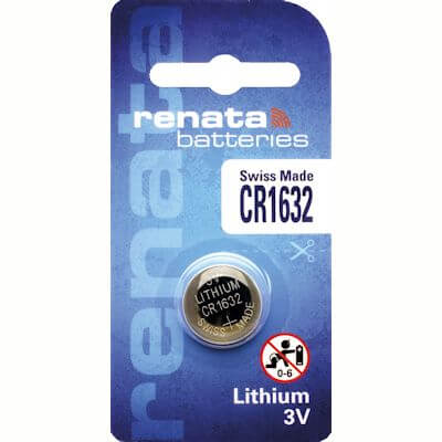 Renata CR1632 3V Lithium Knopfzelle Lithium Knopfzelle