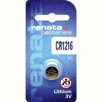 Renata CR1216 3V Lithium Knopfzelle Lithium Knopfzelle