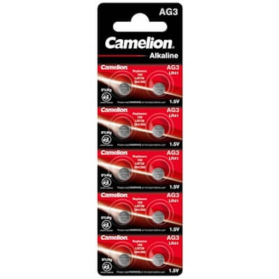 10x Camelion AG3 1,5V Alkaline Knopfzelle Alkaline Knopfzelle