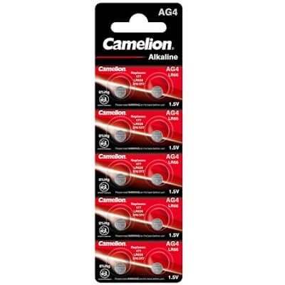 10x Camelion AG4 1,5V Alkaline Knopfzelle Alkaline Knopfzelle