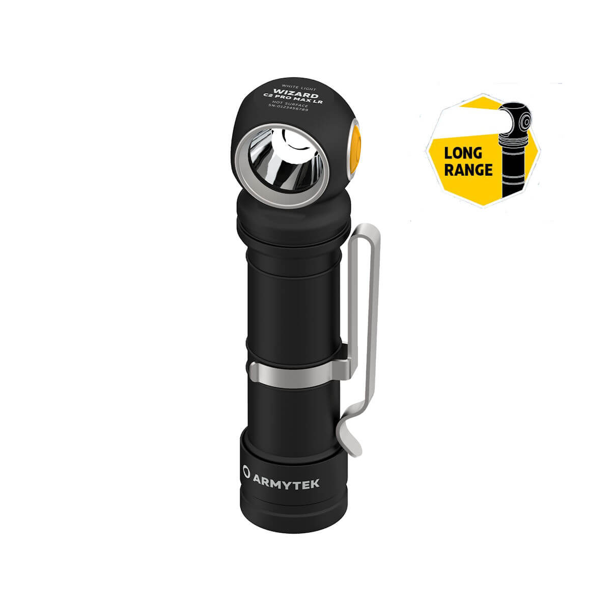 Armytek Wizard C2 Pro Max Long Range Stirnlampe warmweiss Stirnlampe Taschenlampe