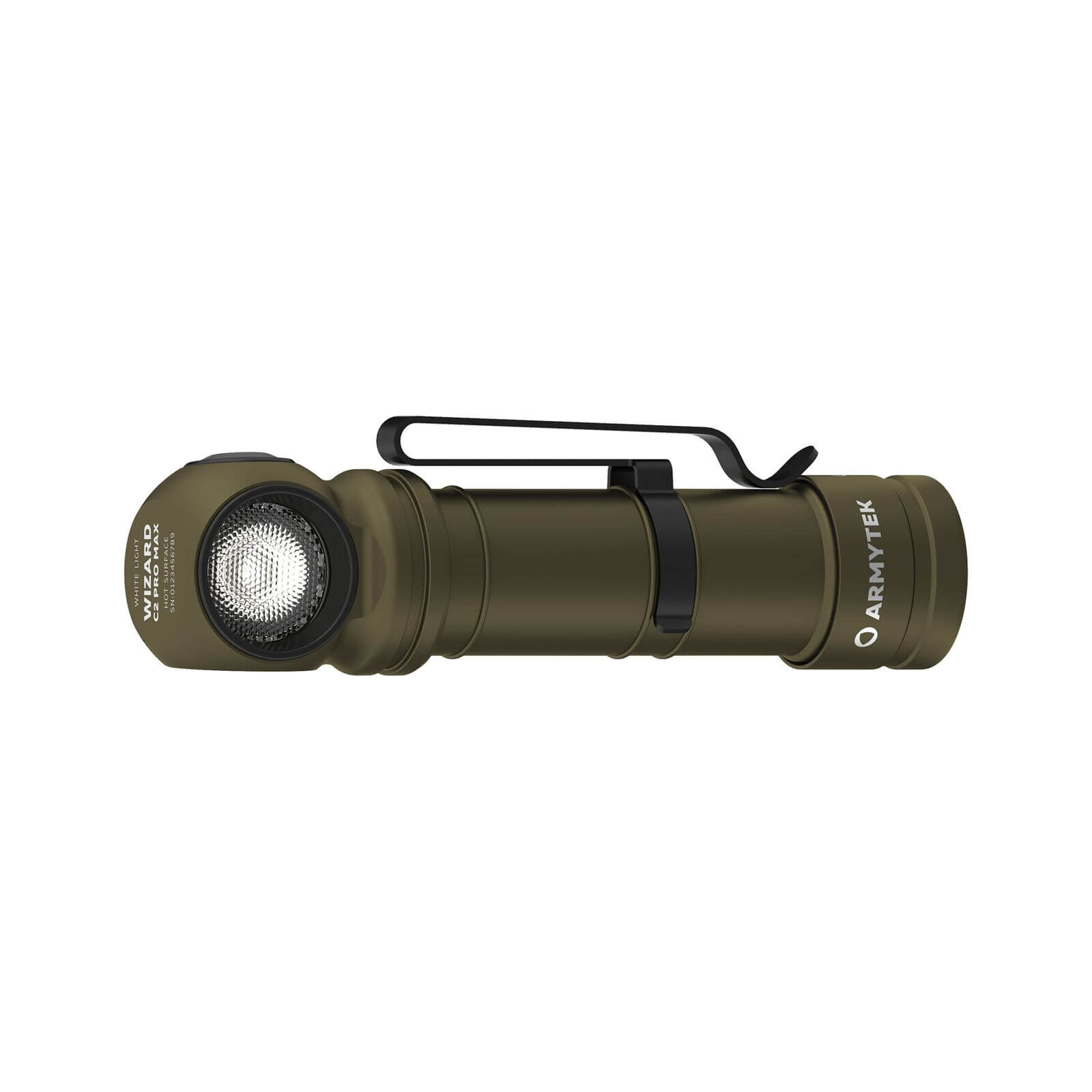 Armytek Wizard C2 Pro Max LED Stirnlampe oliv kaltweiss Stirnlampe Taschenlampe