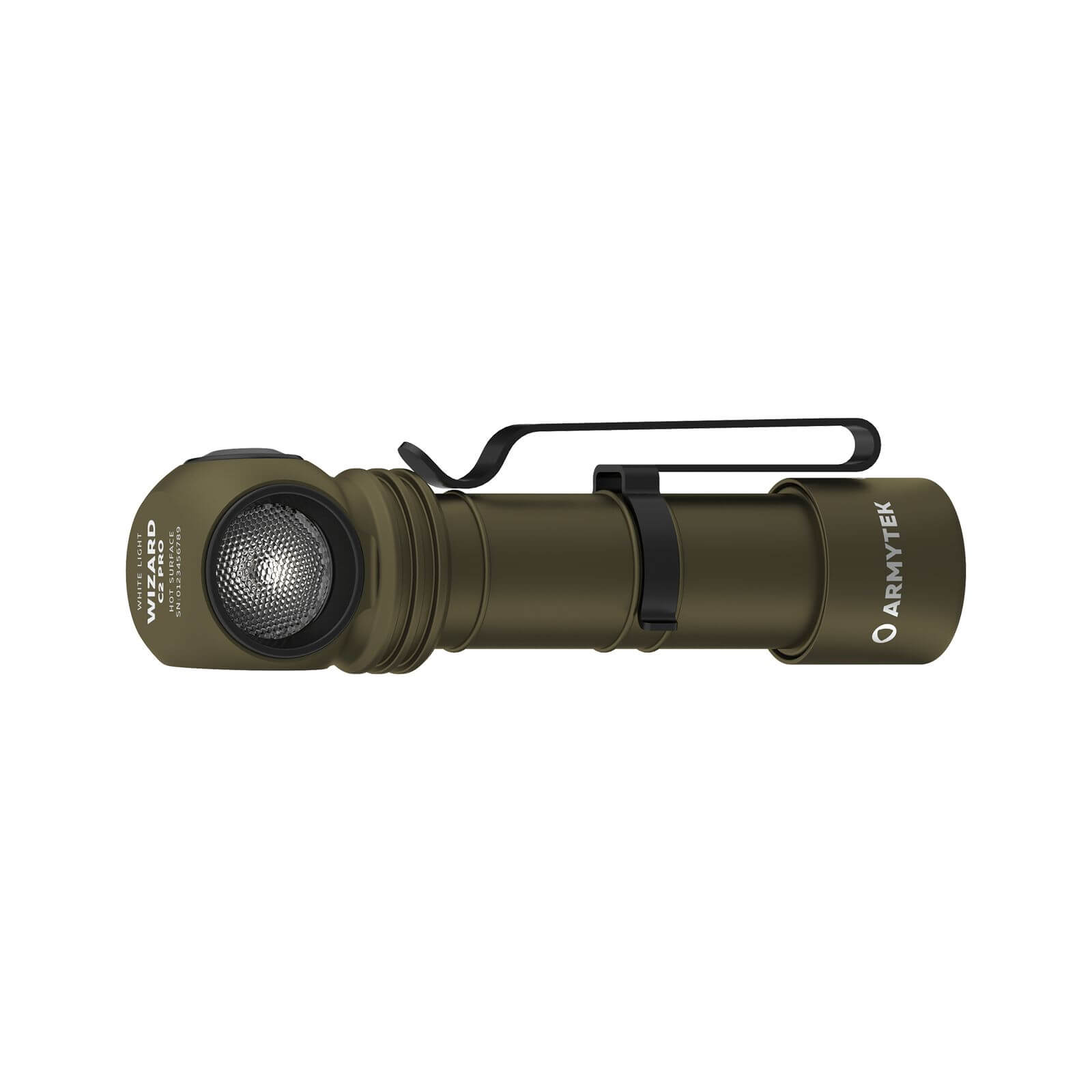 Armytek Wizard C2 Pro LED Stirnlampe oliv kaltweiss Stirnlampe Taschenlampe