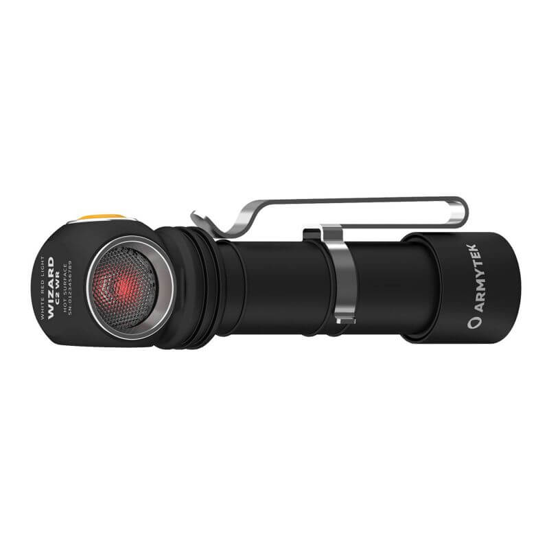 Armytek Wizard C2 WR Rotlicht LED Stirnlampe mit Akku kaltweiss Stirnlampe Taschenlampe