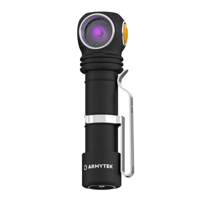 Armytek Wizard C2 UV LED Stirnlampe mit Akku Stirnlampe Taschenlampe