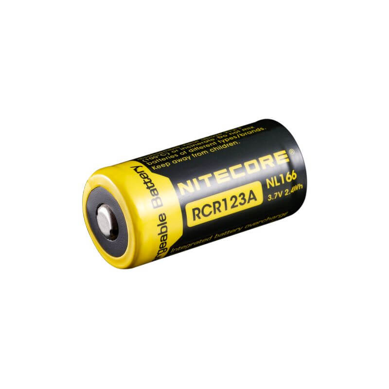 Nitecore 16340 RC123A Li-Ion Akku 650mAh Lithium Akku