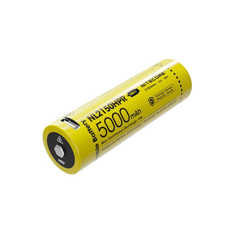 Nitecore 21700 Li-Ion Akku 5000mAh NL2150HPR USB Lithium Akku