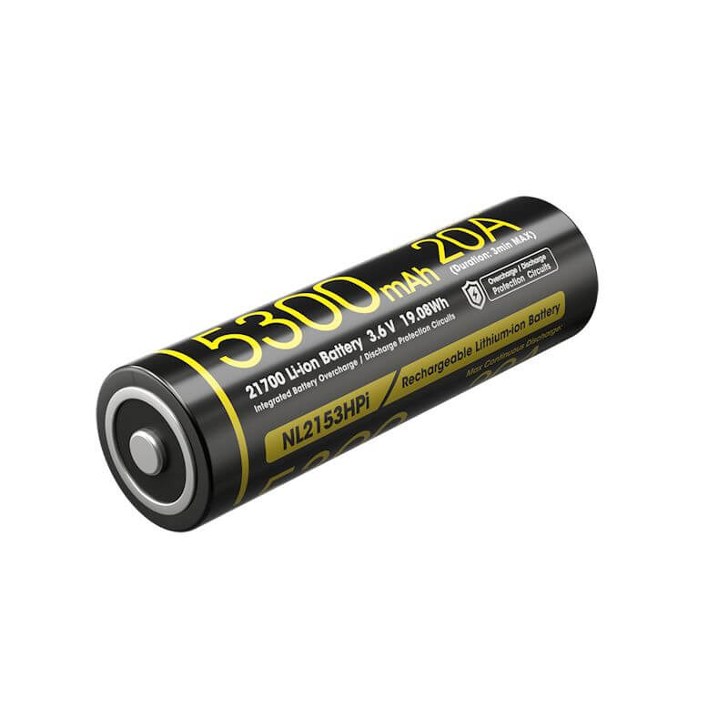 Nitecore 21700 Li-Ion Akku 5300mAh NL2153HPI 20A Lithium Akku