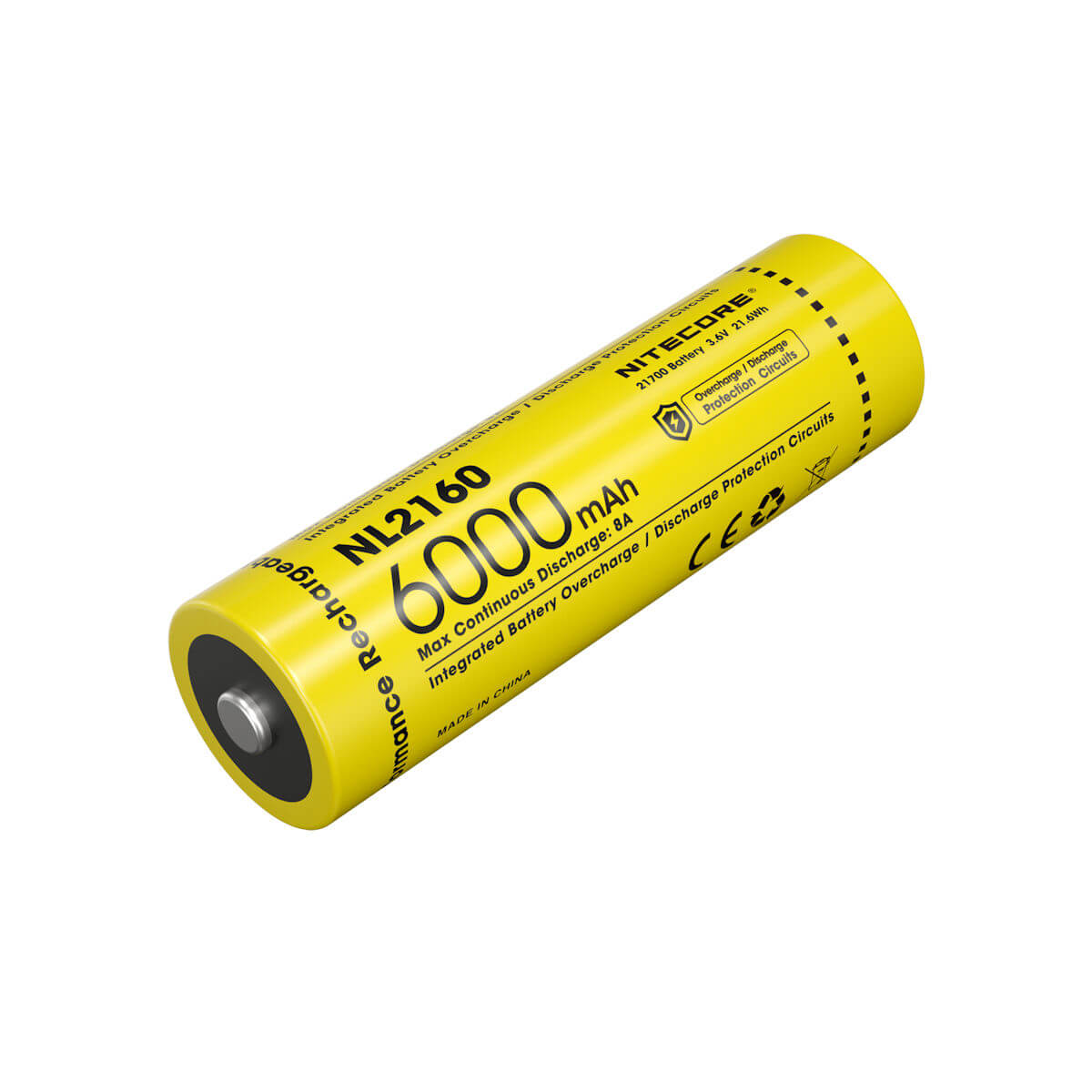 Nitecore 21700 Li-Ion Akku 6000mAh NL2160HP Lithium Akku