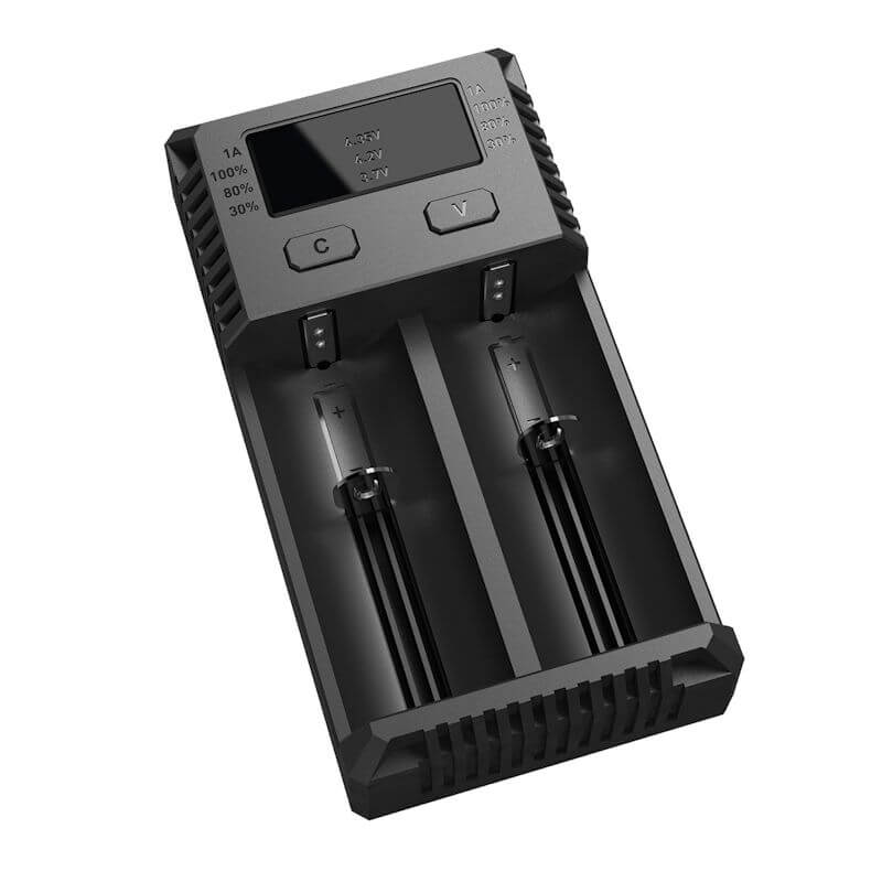 Nitecore NEW i2 Li-Ion Ladegerät mit 220V Stecker Ladegerät Akku