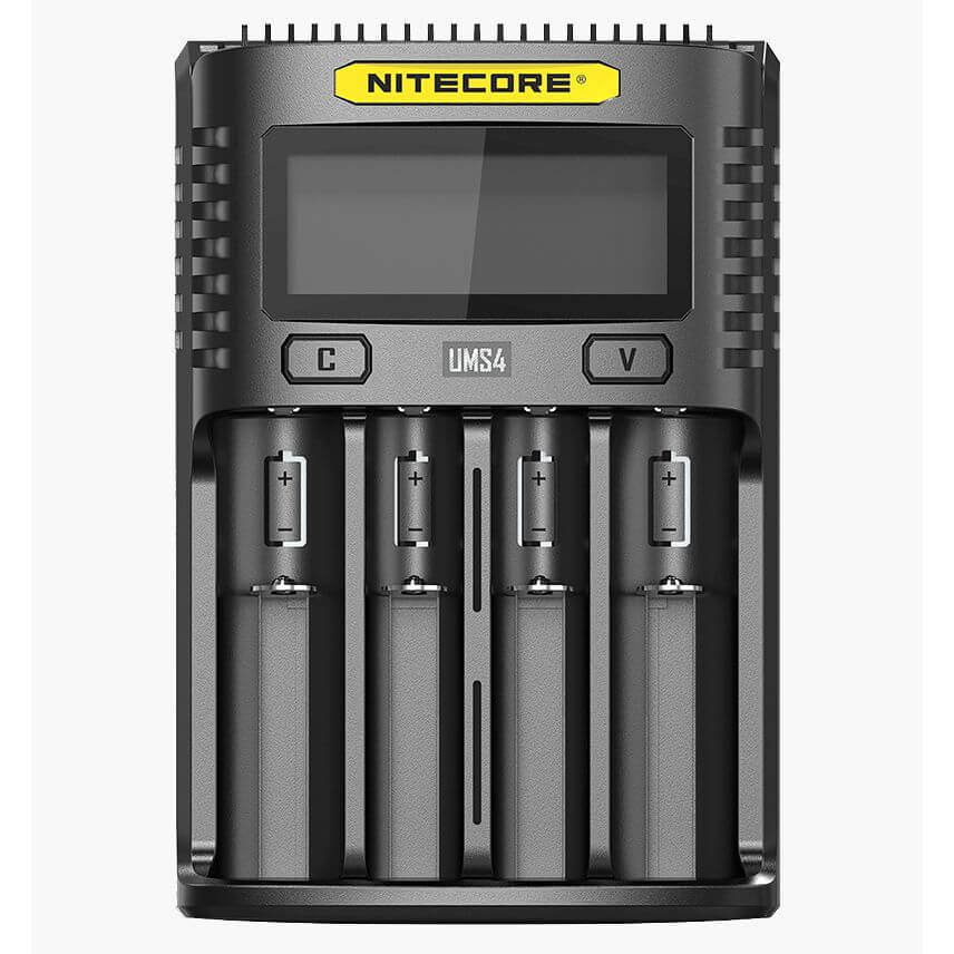Nitecore UMS4 Li-Ion Ladegerät  Ladegerät Akku