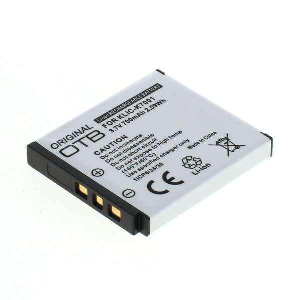 OTB Akku kompatibel zu Kodak Klic-7001 Li-Ion Lithium Akku