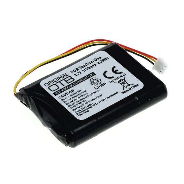 OTB Akku kompatibel zu TomTom One/One Europe/Rider/V2/V3 Li-Ion 1150mAh Lithium Akku