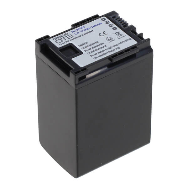 OTB Akku kompatibel zu Canon BP-827 Li-Ion Lithium Akku