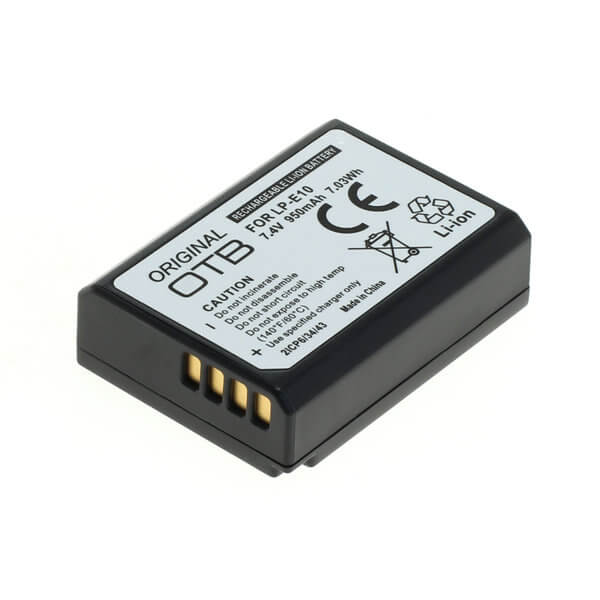 OTB Akku kompatibel zu Canon LP-E10 Li-Ion - 950mAh Lithium Akku