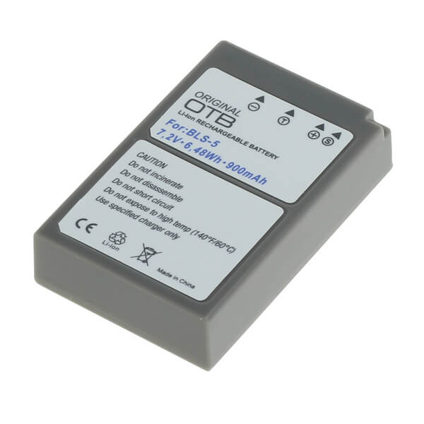 OTB Akku kompatibel zu Olympus BLS-5 / BLS-50 Li-Ion Lithium Akku