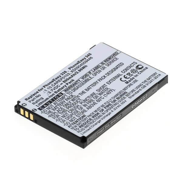 OTB Akku kompatibel zu DORO PhoneEasy 338/342/345/Handle Plus 334 Li-Ion Lithium Akku